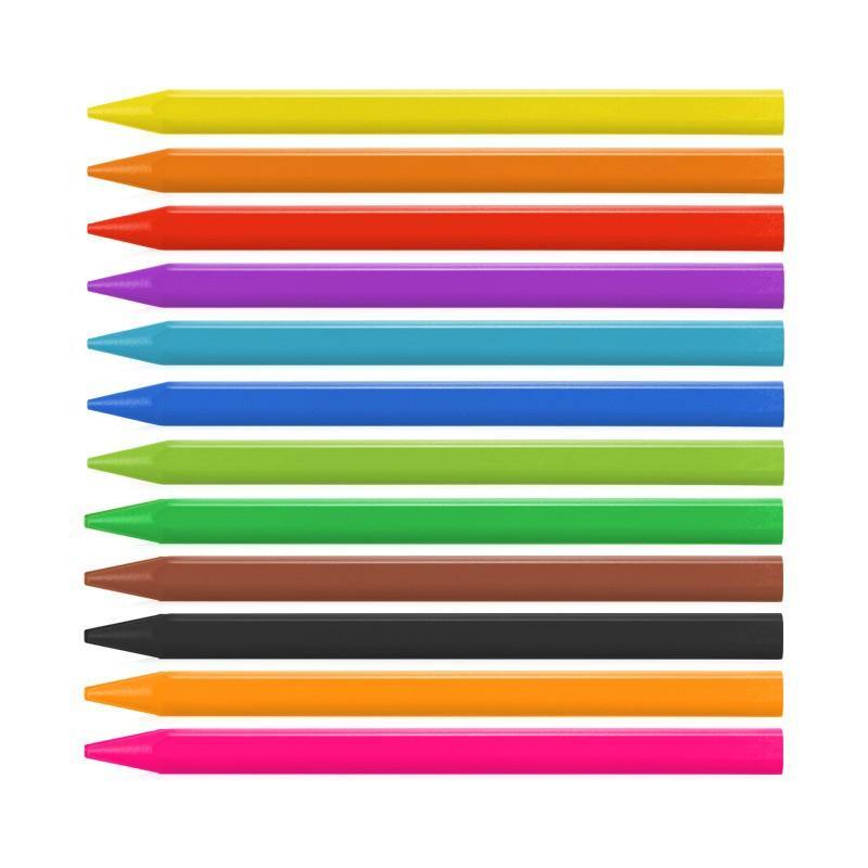 12 Creioane Colorate Cerate Milan 80013