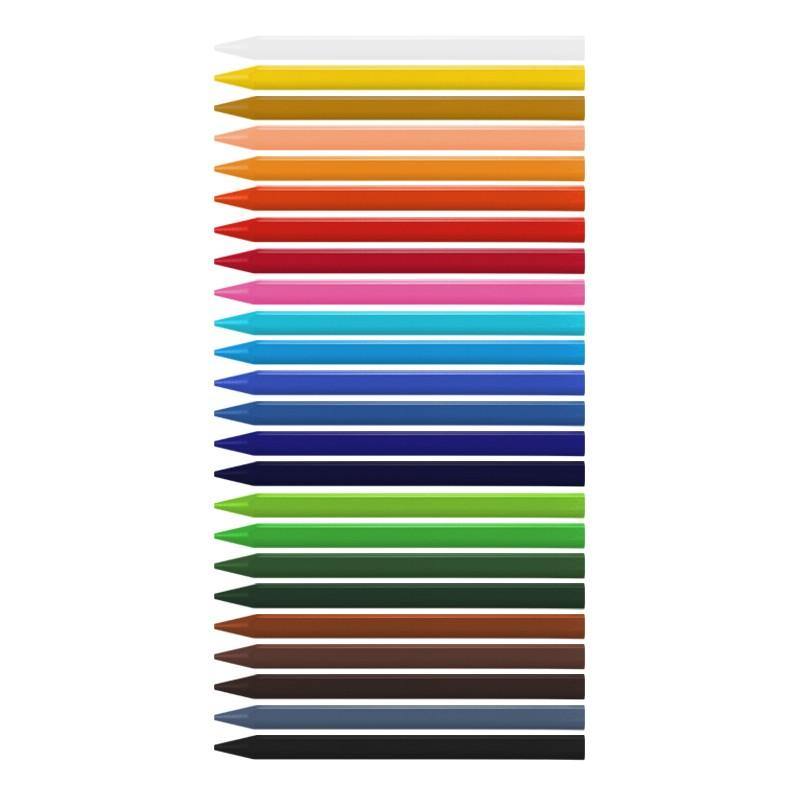 24 Creioane Colorate Cerate Milan 80025