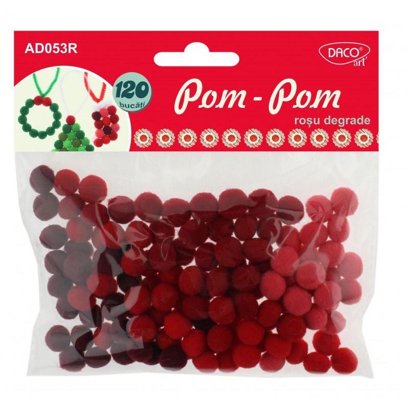 Rosu Pom Pom Degrade Ad053 