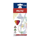 12 Creioane Colorate Triunghiulare Factis