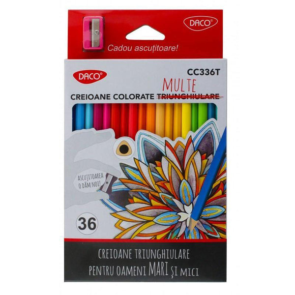 36 Creione Colorate Daco - Multe