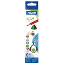 6 Creioane colorate Milan 722306